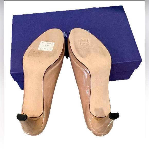 Sold Mercari STUART WEITZMAN Platswoon Pumps Adobe Nude Patent Leather Size 6 - Picture 7 of 10